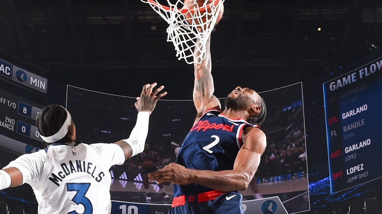 Kawhi Leonard 45 Pts vs Anthony Edwards 36 Pts!