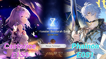 NEW!! Apocalyptic Shadow Floor 4 3 Stars | E1S1 Castorice & E0S1 Phainon | Honkai Star Rail 3.4