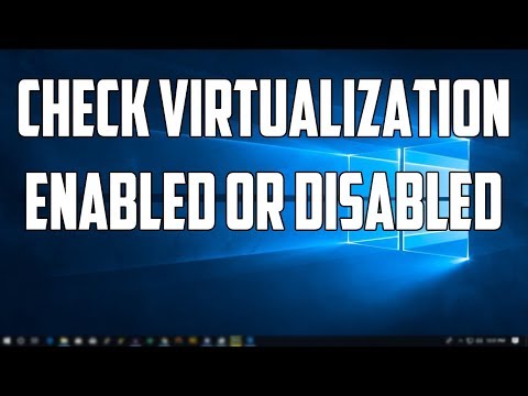 Videó: Honnan tudhatom, hogy a virtualizációs technológiám engedélyezve van?