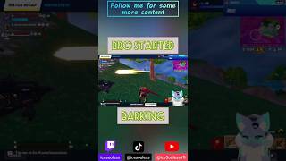 Bro started barking - Fortnite (Short Clip) #fortnite #furries #fortniteshorts #fortnitefunnymoments