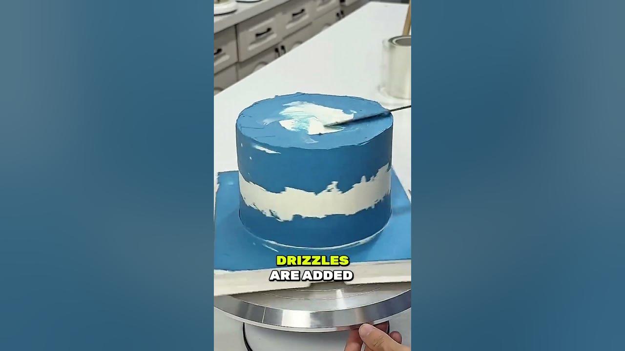 Starry Swirls & Sweet Drips – Cake Art Perfection! 🌠 #shorts #cakedecorating #viralcake