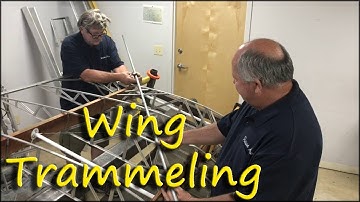 Trammeling a Piper Cub Wing