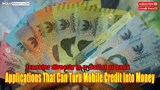 Applications that can convert cell phone credit into money and transfer directly to e-wallet or bank screenshot 5