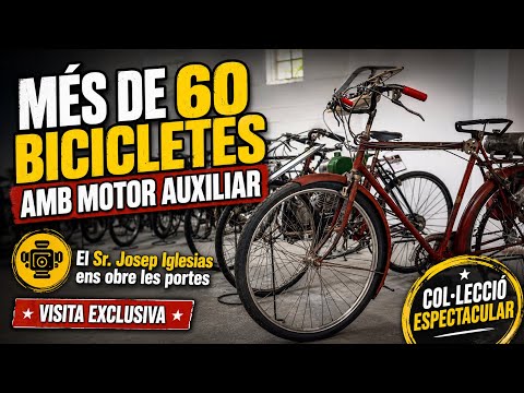 🚲🔥 Espectacular col·lecció de més de 60 bicicletes amb motor auxiliar