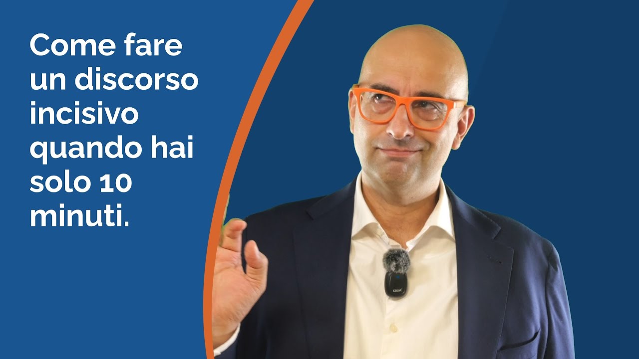 Come fare un discorso incisivo quando hai solo 10 minuti