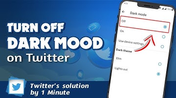How to turn off Dark mode on Twitter 2024 | Initial Solution