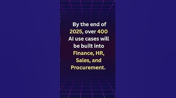 SAP Business AI: 400+ AI Use Cases by 2025! #sapcareer #job #sapsftraining #shortsvideo #sapai #sap