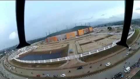 Flight test Syma X8HW Brushless with Syma X8 Frame