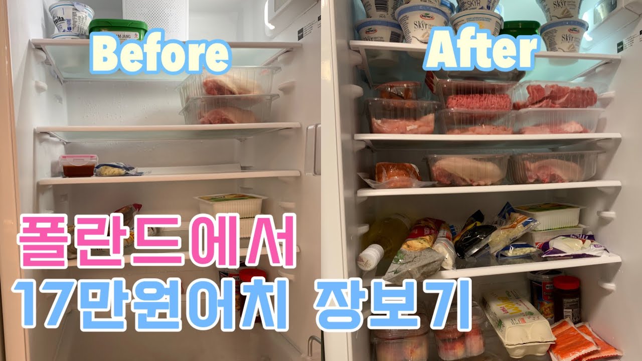 폴란드 마트 털기 | 오숑, 폴란드 물가