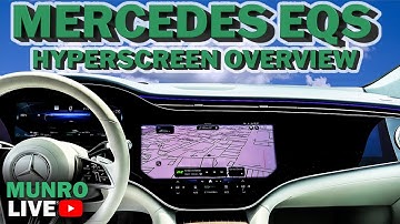 Mercedes EQS MBUX Hyperscreen Overview