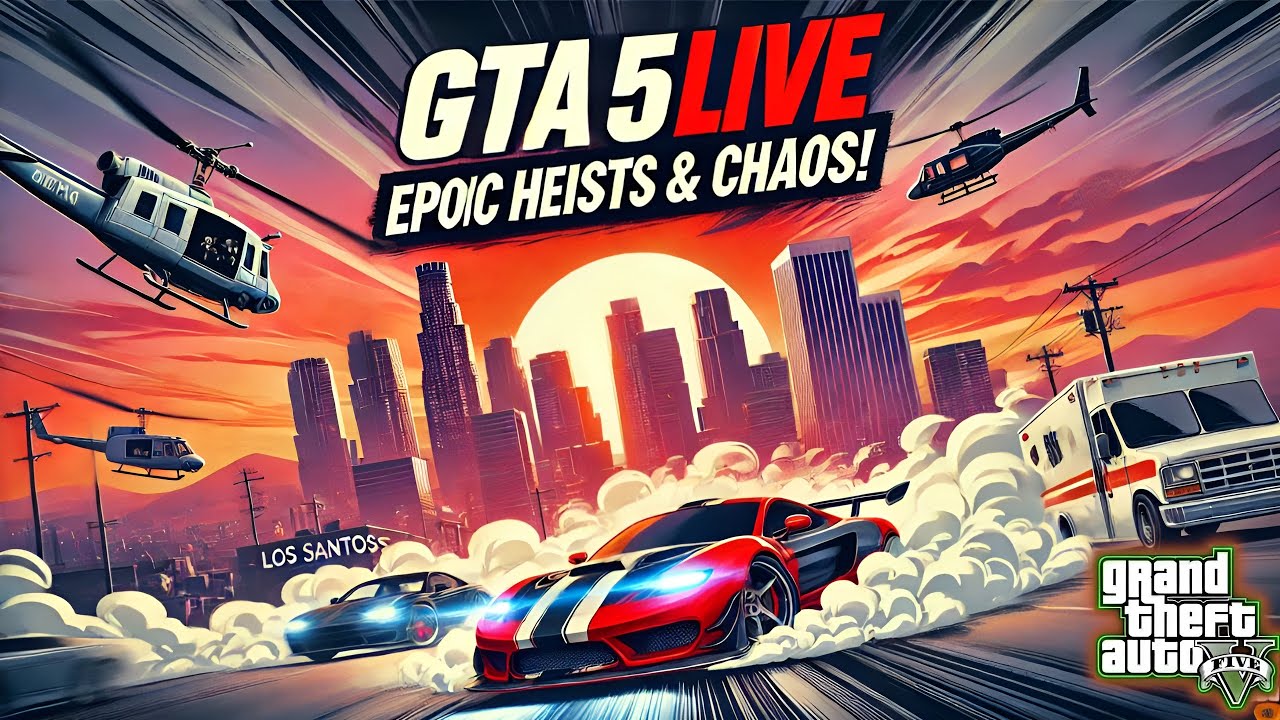 🔥 "GTA 5 LIVE: Epic Heists & Chaos in Los Santos!" #gta5 #livegaming ...