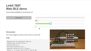 LinkIt 7697 + NeoPixel (WS2812) + Web BLE