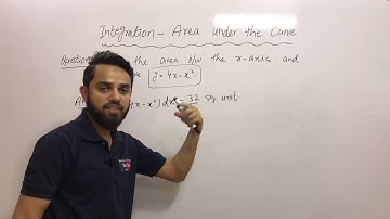 Area between the curve and x axis, Part ii | Integration