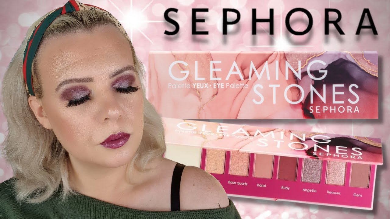 SEPHORA GLEAMING STONES Eyeshadow Palette Review & Swatches | Clare Walch