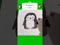 Sevimli penguen çizimi #art #kolayçizimler #shorts
