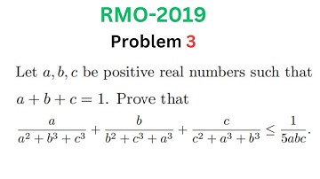 Cracking RMO 2019 Problem 3 with AM-GM Inequality: A Step-by-Step Guide