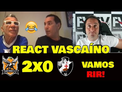 VAMOS RIR! REAÇÕES FANÁTICO VASCAÍNO E EDMUNDO - NOVA IGUAÇU 2x0 VASCO.