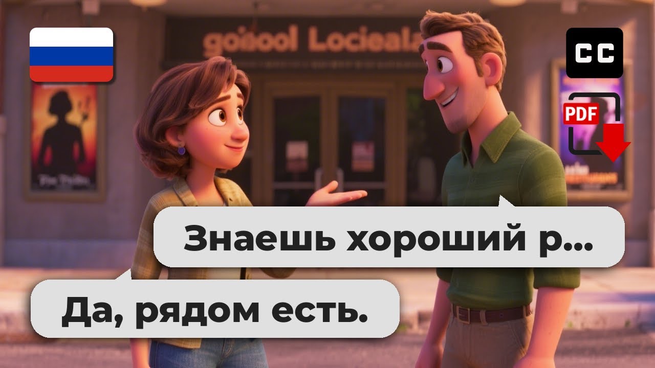 10 реальных русских диалогов для ежедневной практики разговорного русского 🇷🇺