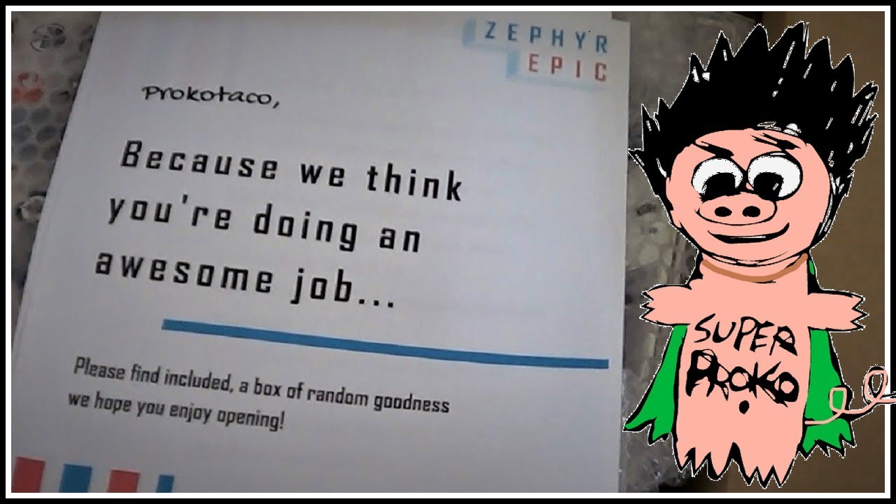 SURPRISE BOX FROM ZEPHYR EPIC!! YouTube