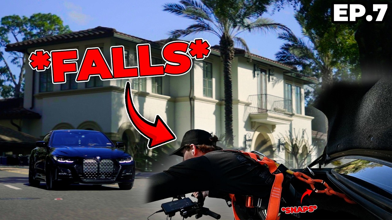 Videographer *FALLS* OUT THE CAR