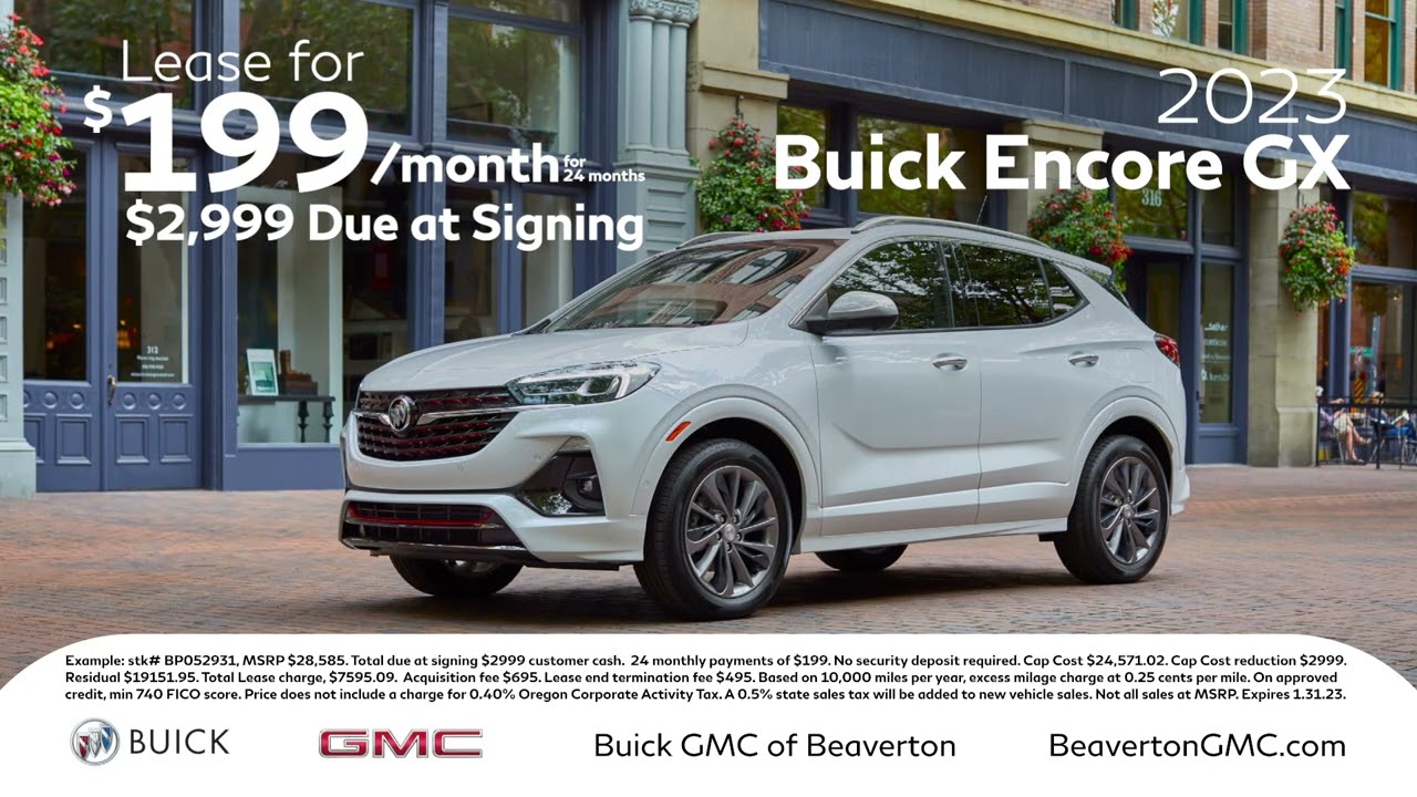 Buick GMC of Beaverton Encore GX Lease