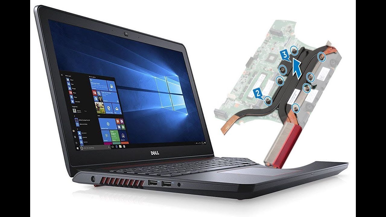 How to disassemble Dell Inspiron 15 5576 Gaming - YouTube