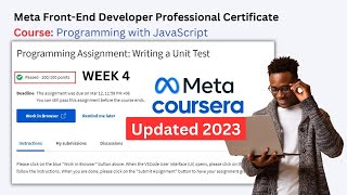 Coursera Programming Assignment: Writing a Unit Test solution (Week 4) - [updated 2023]