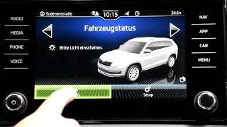 MIB3 Skoda einfach erklärt! Fahrassistenten + Fahrzeugmenü