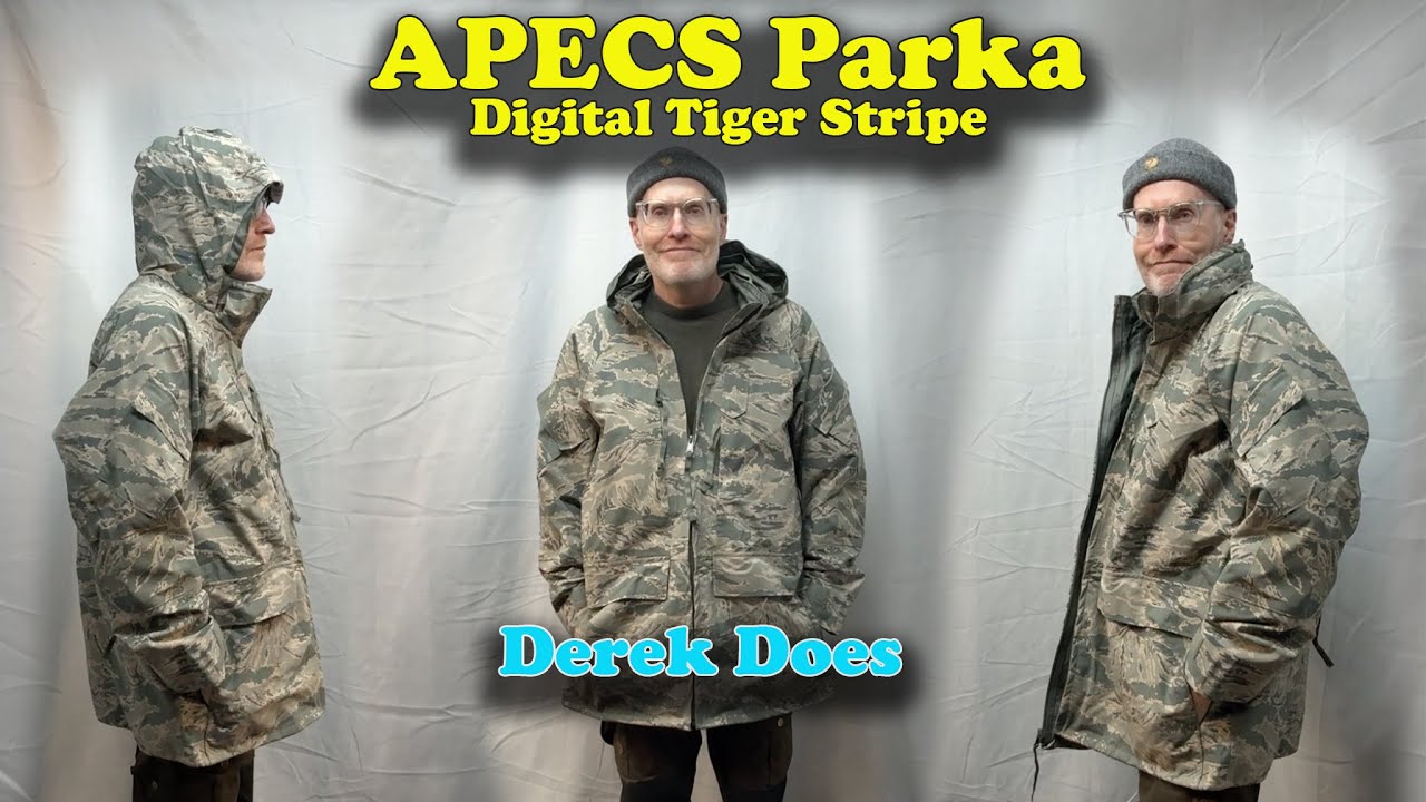 APECS PARKA Tiger Stripe - YouTube