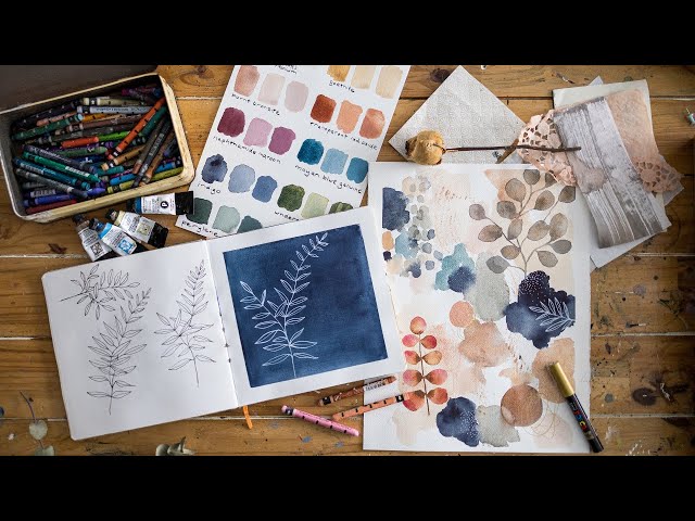 Create Beautiful Mixed Media Art with the Right Pens & Markers