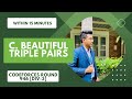 C Beautiful Triple Pairs | Codeforces Round 946(Div 3) | Solution Explained | Bangla