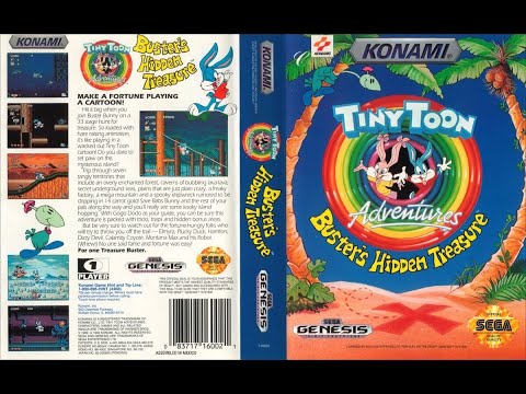 Видео: Tiny Toon Adventures - Buster’s hidden treasure/ Sega / Стрим