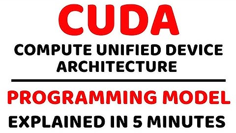 CUDA Programming Model ll CUDA C ll Parallel Computing ll Explained in Hindi