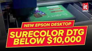 New Epson Desktop SureColor F1070 DTG - a T-Shirt Printer BELOW $10K!