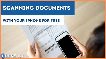 Scanning documents with your iPhone for free