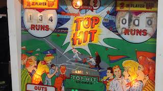 1964 Midway TOP HIT pitch n bat machine