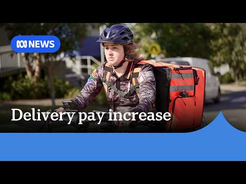 Food delivery workers to receive better pay under new minimum standards | ABC NEWS