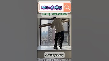 Rèm Tự Động  #rèmcửathuậnkhang #NộiThấtHiệnĐại #rèmcửasổ #cáchnhiệt  #chốngnắng