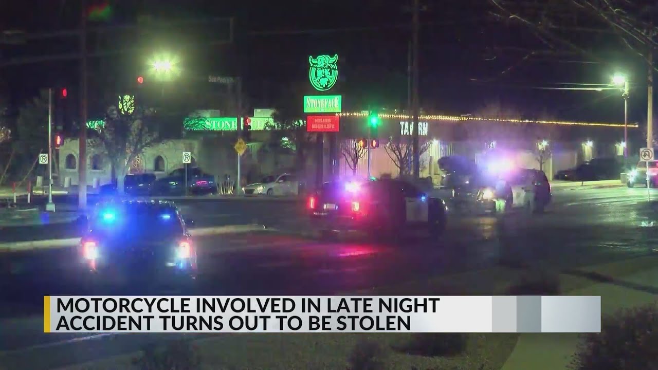Albuquerque Police investigating crash involving stolen motorcycle ...