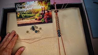 Tension Tip and Changing To Larger Beads for Leather Wrap Bracelet Curiosities Box Vintage Vineyard 
