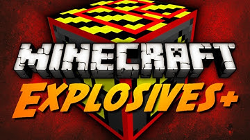 Minecraft Mod Review: EXPLOSIVES+ - Pt. 3 (Napalm & Hydrogen Bomb, TNT Rain, BiomeBuster)