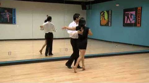 Instructional Salsa Partnerwork: The Backspot Turn