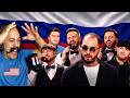 American Reacts Comedy Club Витя Альварес в караоке Карибидис, Аверин Сорокин Матуа, Бутусов Торнике