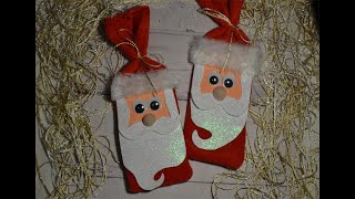 DIY:Новогодняя шоколадница Santa Klaus-идея подарка на Новый год