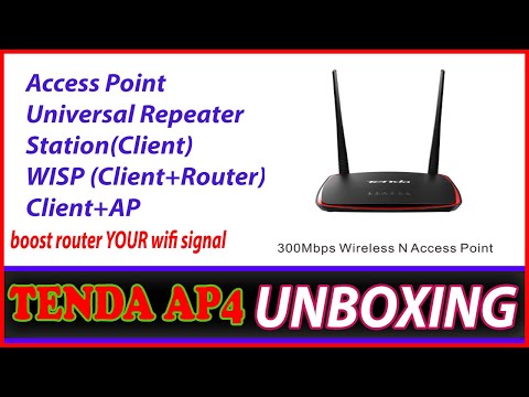 Tenda ap4 wifi router unboxing | ap4 tenda | tenda full reviw