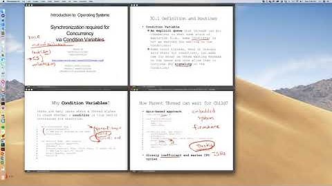 Concurrency & Synchronization   Mutual exclusion, Condition  1