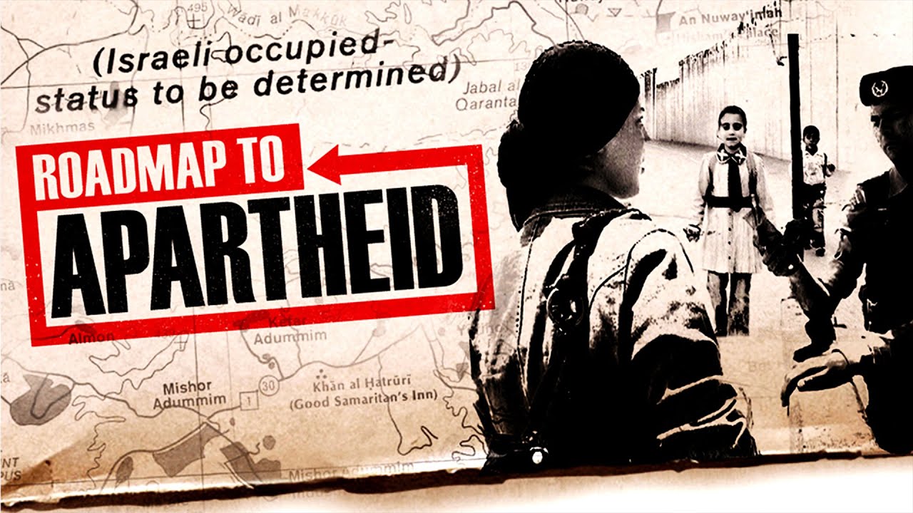 Documentary backdrop image for Visão chocante sobre o Apartheid de Israel (2023)