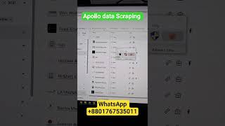 Apollo Data scraping #datascraping #leadgeneration #b2b #shorts
