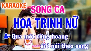 Hoa Trinh Nữ Karaoke Song Ca Nhạc Sống - Phối Mới Dễ Hát - Nhật Nguyễn