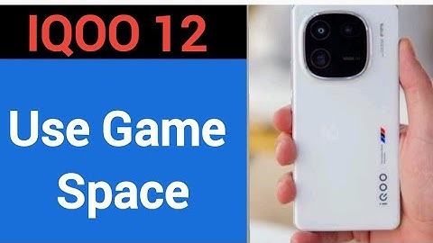How to use game space, iqoo 12 me game turbo on kaise karen